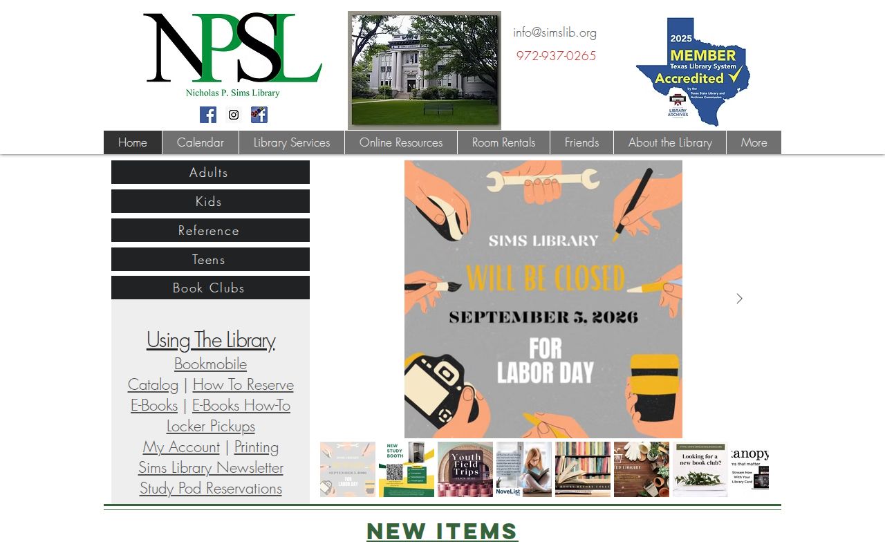 Ellis County city directory research at Sims Library genealogy desk
